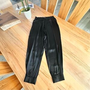 ZARA satin joggers S